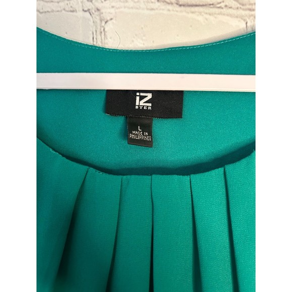 Women's IZ BYER Layered Pleated Party Dress. SZ L. Read Description! - Picture 3 of 5